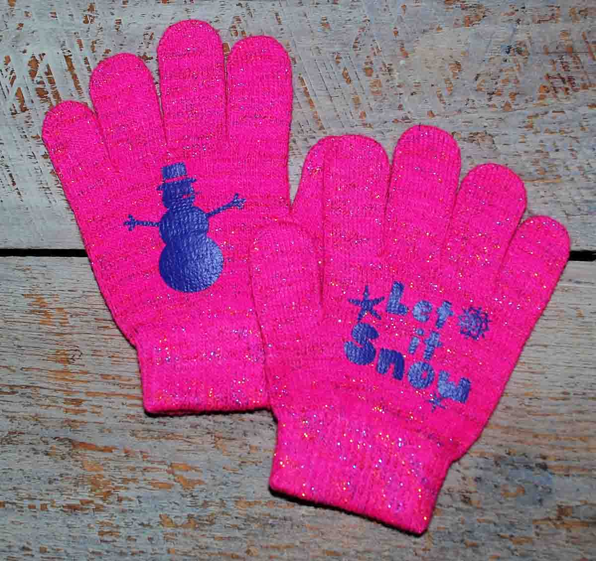 "Let it Snow" Youth Gloves