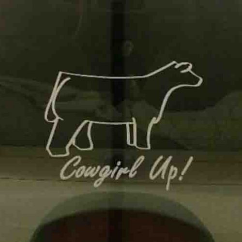 Cowgirl Up Heifer Decal
