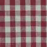 Red Tea Dyed Small Check Tea Towel